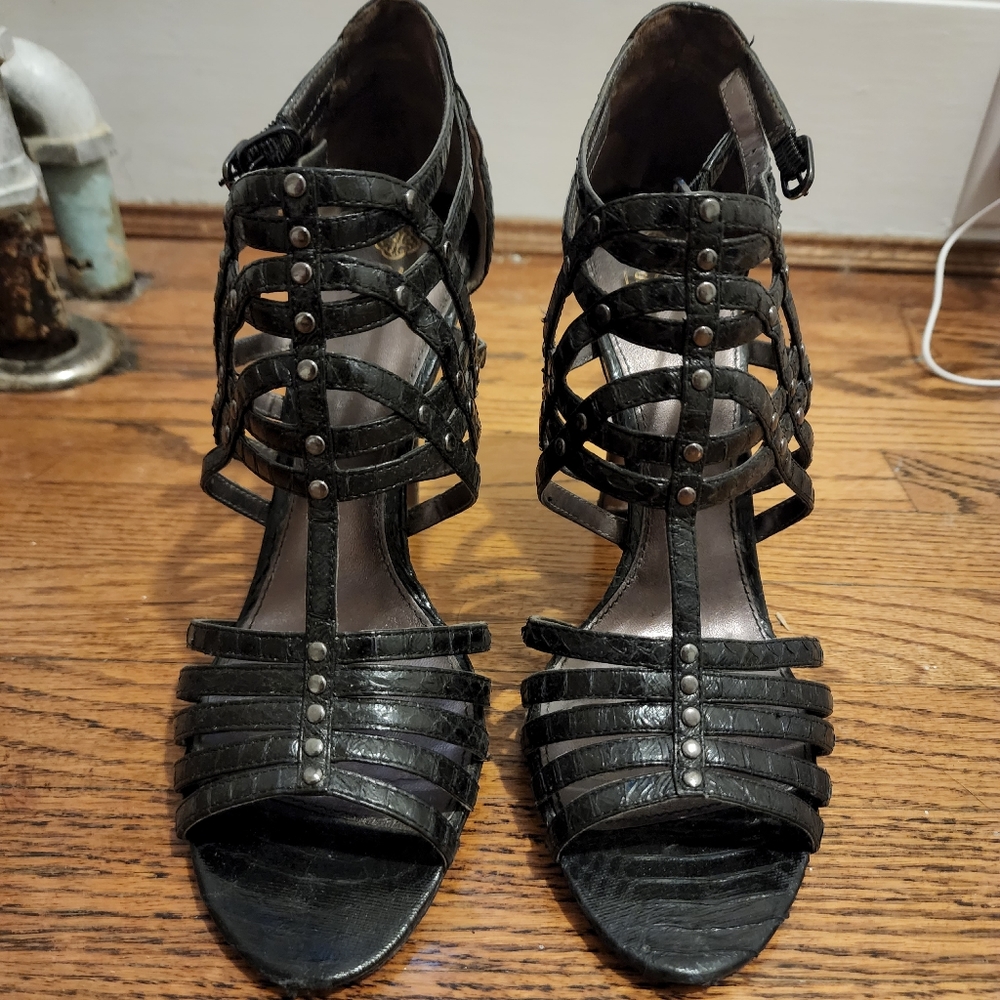ISOLA Black strappy shoes SIZE 10